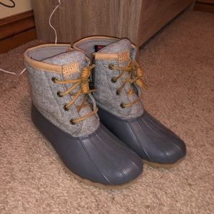 Sperry saltwater duck boots